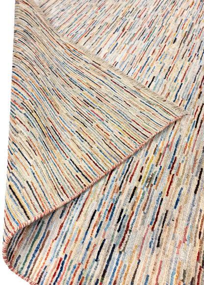 Unique Ziegler Stripe Vloerkleed 15184 | Handgeknoopt uit Afghanistan