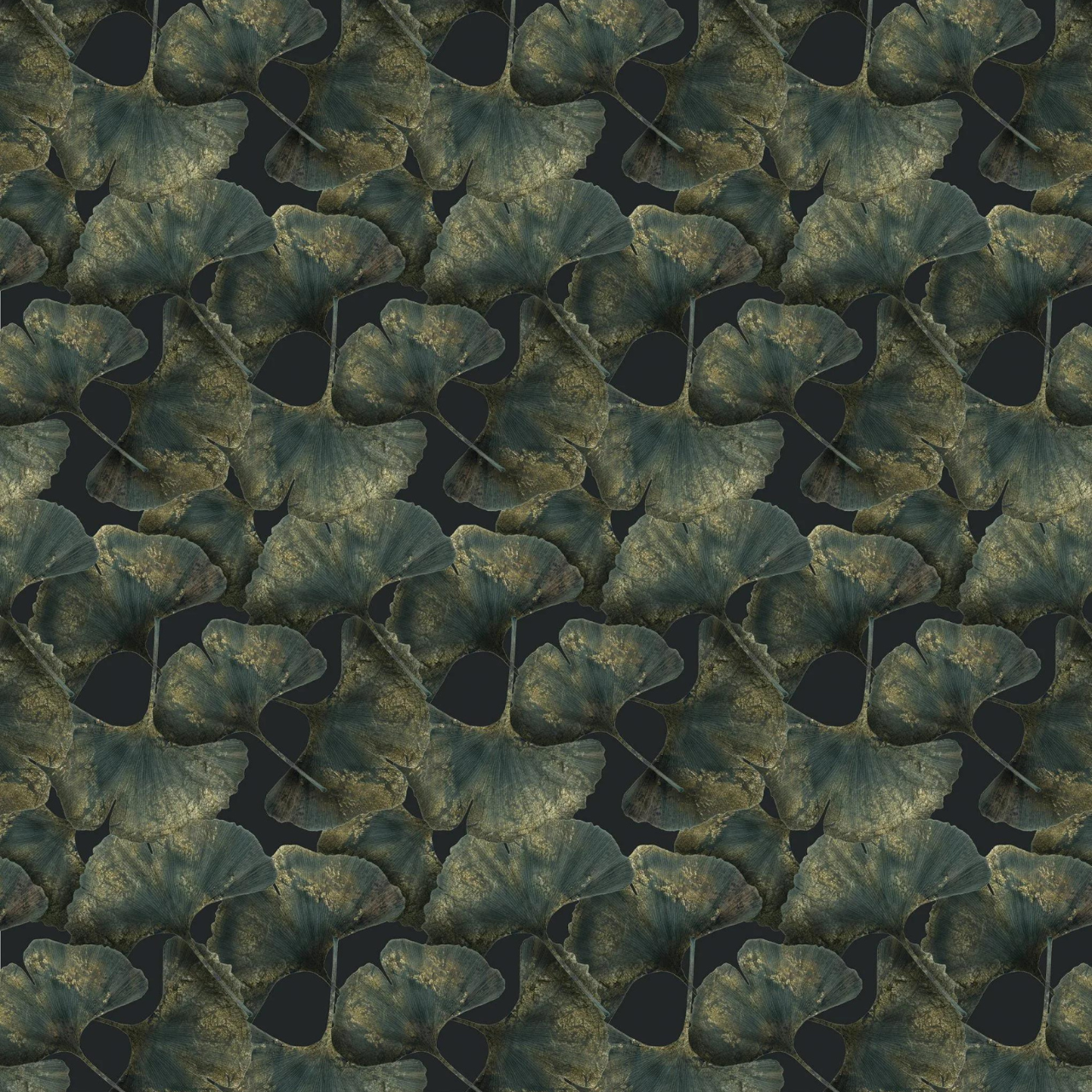 Traploper Moooi Carpets Ginko Leaf Green by Edward van Vliet