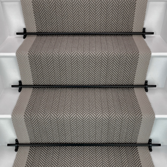 Traploper Off the Loom Felton Border - Warm Stone