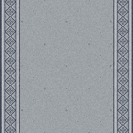 Traploper Ulster Carpets Tazmin Blue Grass Runner