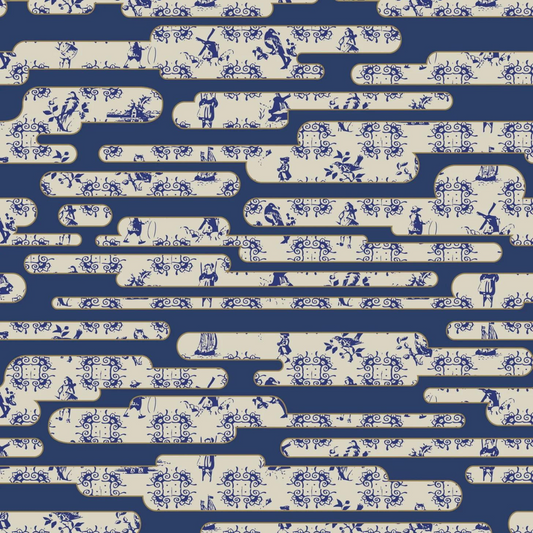 Traploper Moooi Carpets Dutch Sky Blue by Edward van Vliet