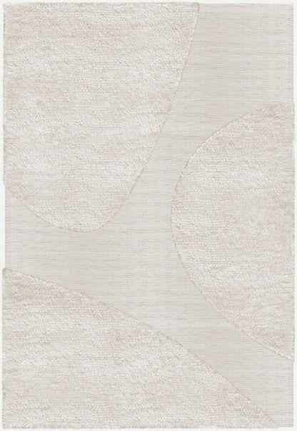 Vloerkleed Layered Punja Plasma Wool Rug Bone White