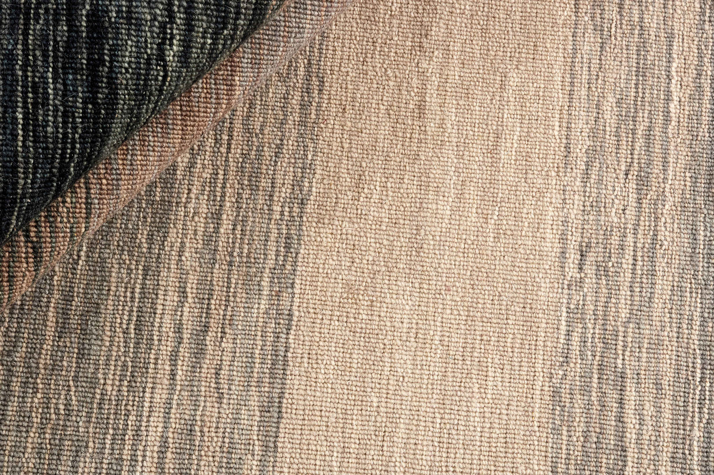 Vloerkleed MOMO Rugs Panorama Kelim Black Grey