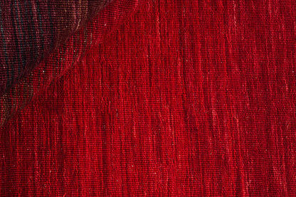 Vloerkleed MOMO Rugs Panorama Kelim Black Red