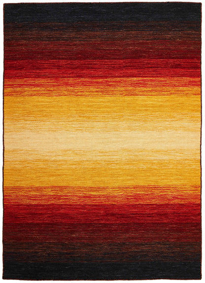 Vloerkleed MOMO Rugs Panorama Kelim Black Terra