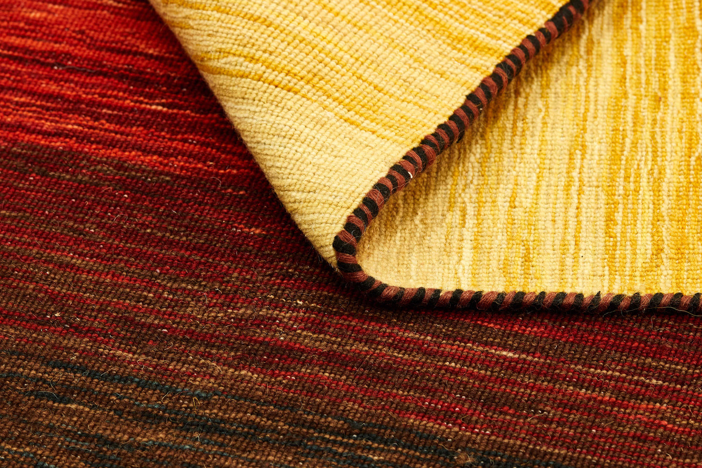 Vloerkleed MOMO Rugs Panorama Kelim Black Terra