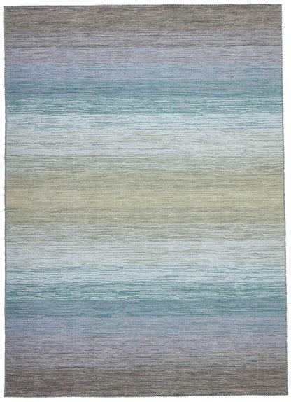 Vloerkleed MOMO Rugs Panorama Kelim Grey Blue