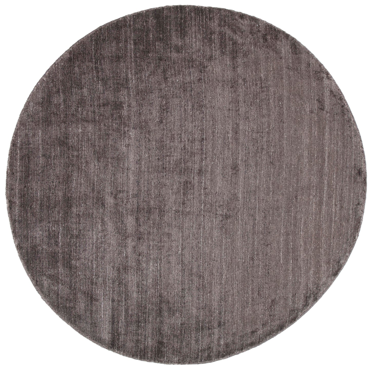 Vloerkleed MOMO Rugs Plain Dust Round Robusto Dark Brown