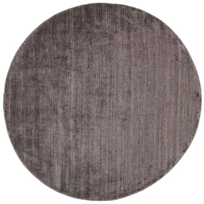 Vloerkleed MOMO Rugs Plain Dust Round Robusto Dark Brown