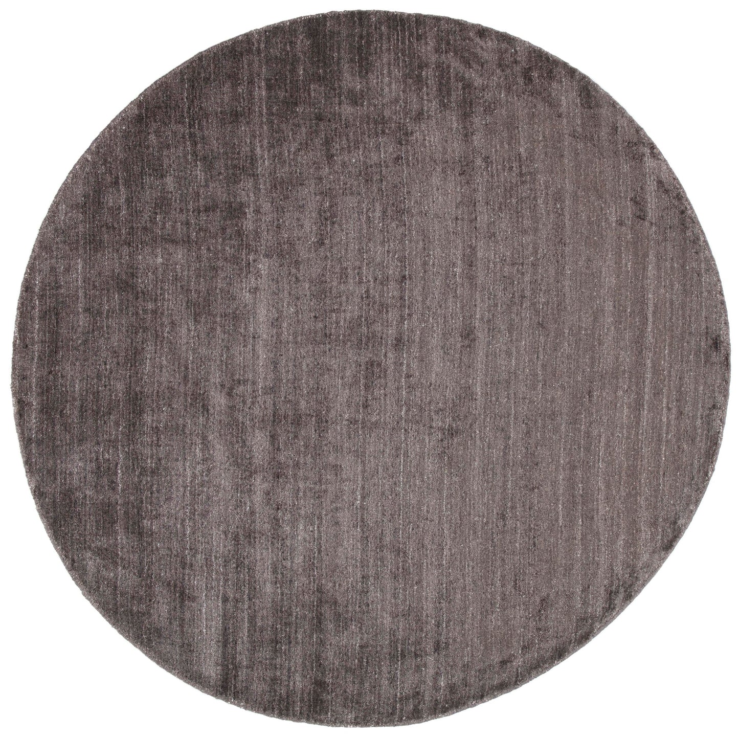 Vloerkleed MOMO Rugs Plain Dust Round Robusto Dark Brown