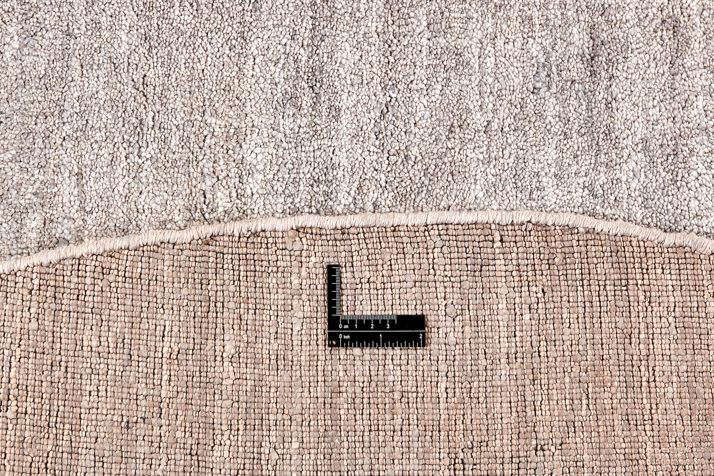 Vloerkleed MOMO Rugs Plain Dust Round Steel
