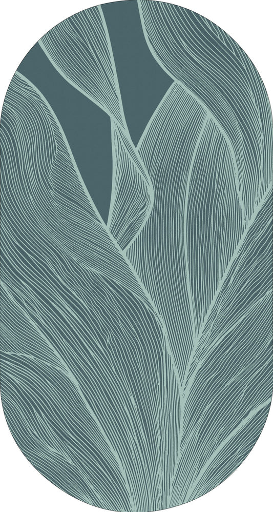 Vloerkleed MOMO rugs x NOŪRA studios - Botanical Aqua capsule