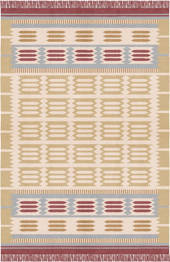 Vloerkleed Layered Röllakan Wool Rug Hilma Meadow