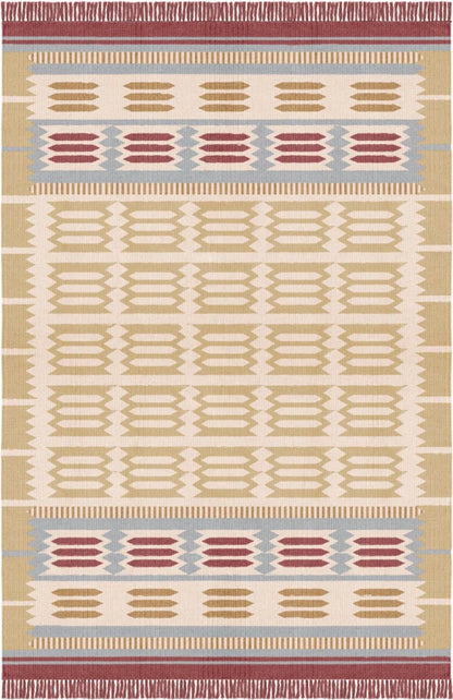 Vloerkleed Layered Röllakan Wool Rug Hilma Meadow