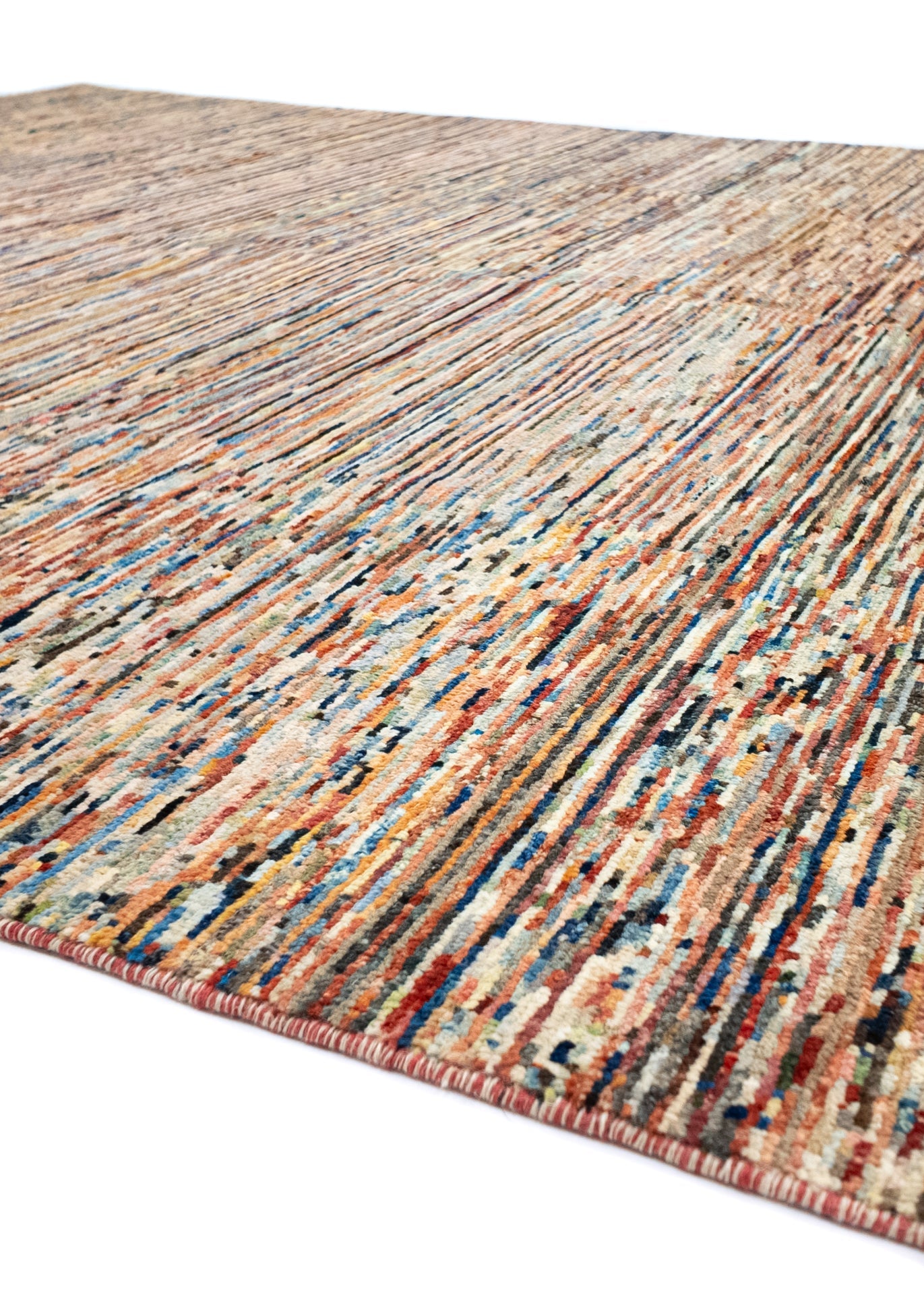 Unique Ziegler Stripe Vloerkleed 10971 | Handgeknoopt uit Afghanistan