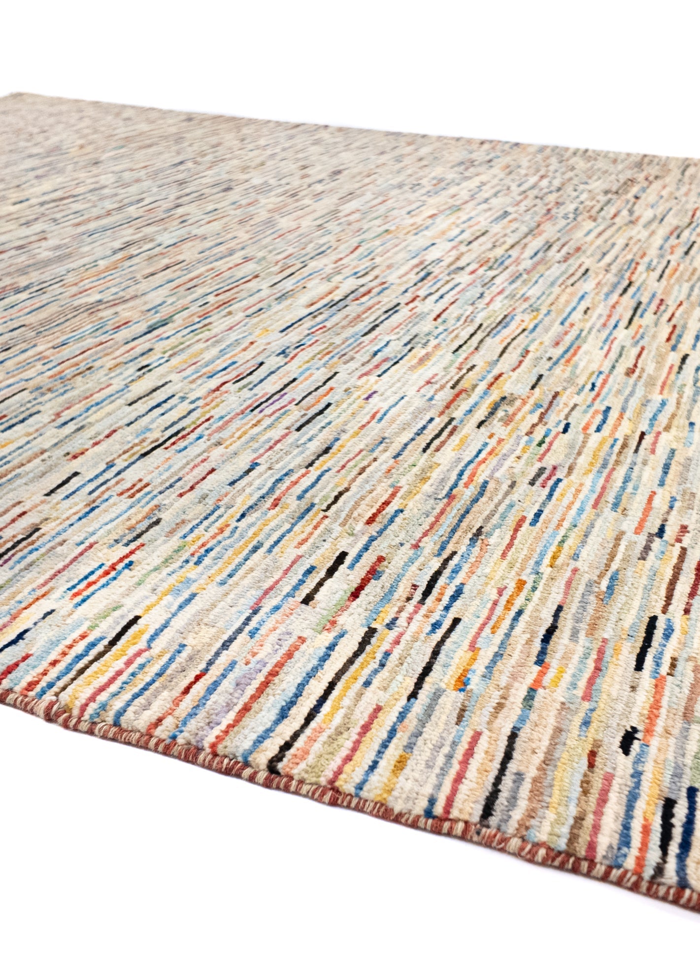 Unique Ziegler Stripe Vloerkleed 15184 | Handgeknoopt uit Afghanistan
