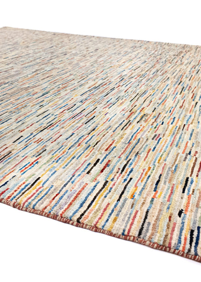 Unique Ziegler Stripe Vloerkleed 15184 | Handgeknoopt uit Afghanistan