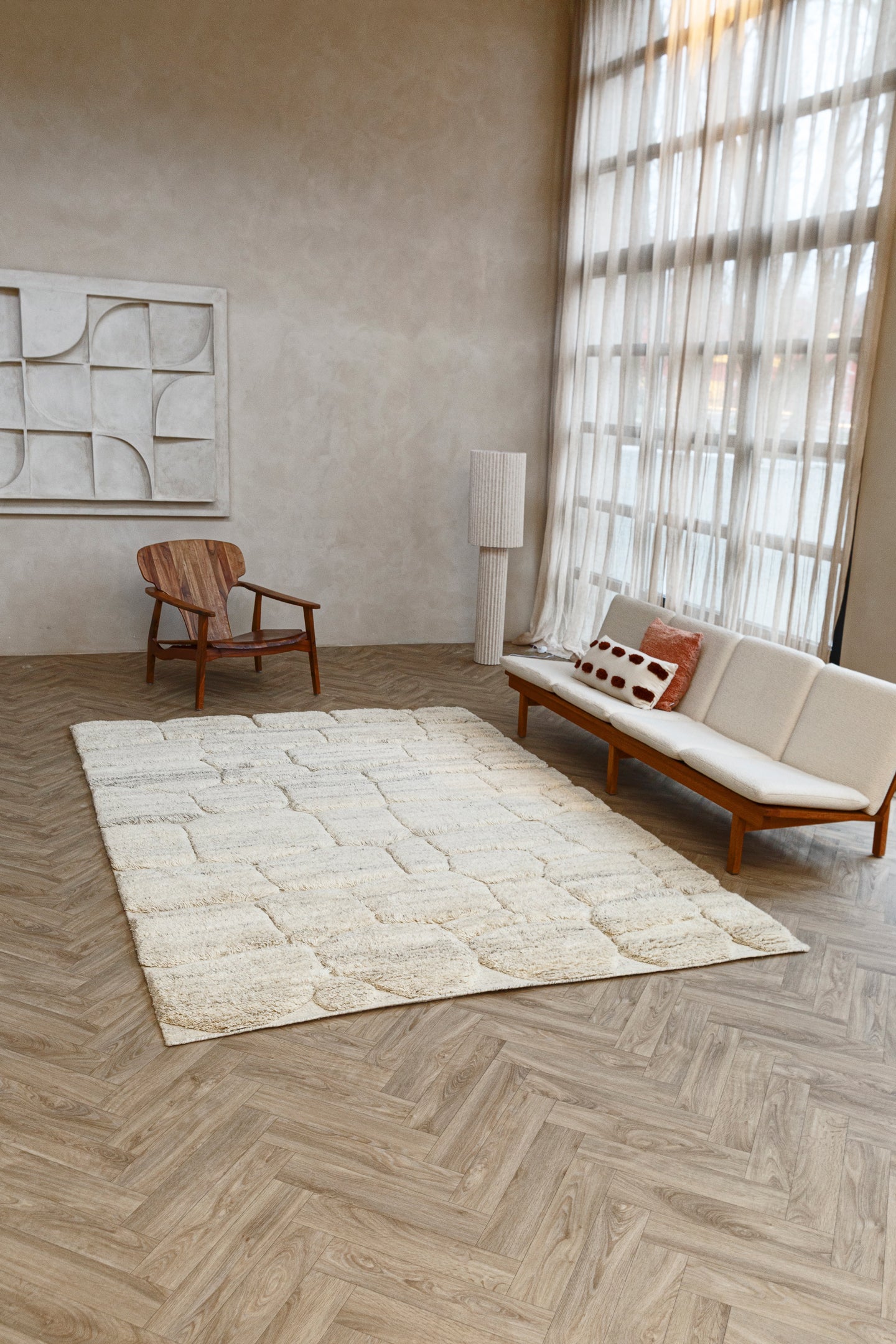 Vloerkleed MOMO Rugs Ravello Beige cream