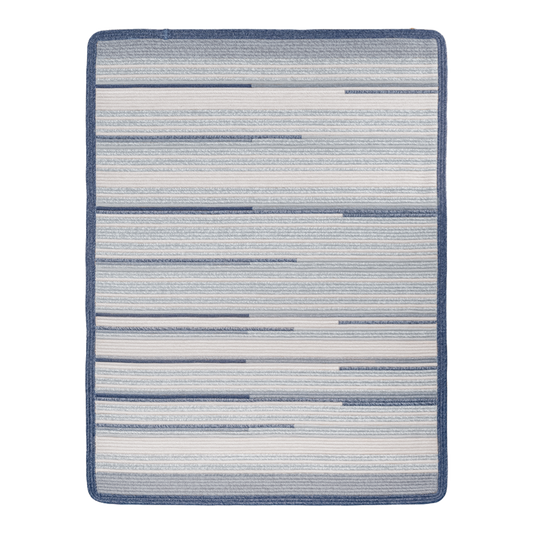 MOMO Rugs Quid Blue Curve Met Blauwe Accenten