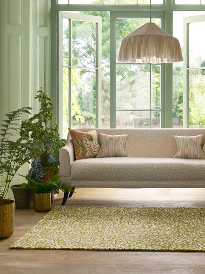 Buitenkleed Sanderson Truffle Olive 446007