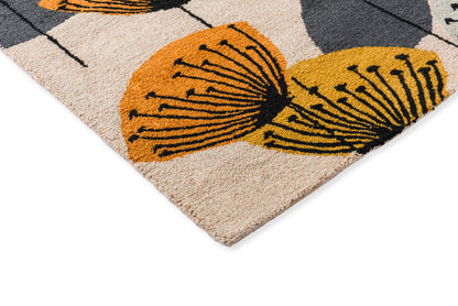 Vloerkleed Sanderson Dandelion Clocks-Ochre Silver Outdoor 445803