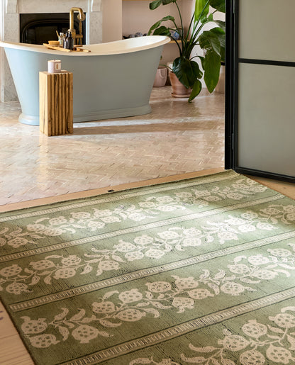 Vloerkleed Sanderson Anaar Forest Green 148007