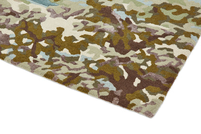 Vloerkleed Sanderson Ancient Canopy Fawn Olive Green 146701
