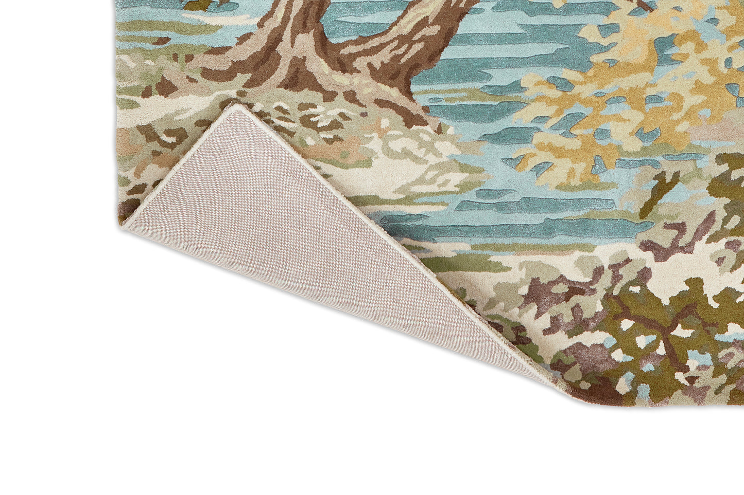 Vloerkleed Sanderson Ancient Canopy Fawn Olive Green 146701