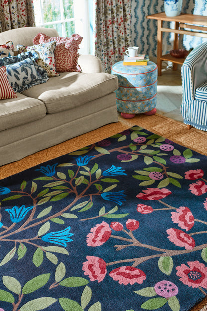 Vloerkleed Sanderson Foraging Indigo 146618