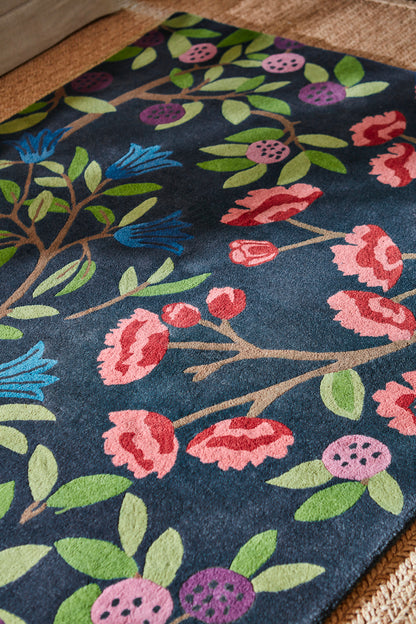 Vloerkleed Sanderson Foraging Indigo 146618