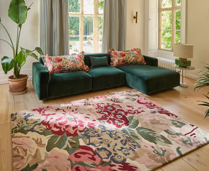 Vloerkleed Sanderson Rose & Peony Red 045000