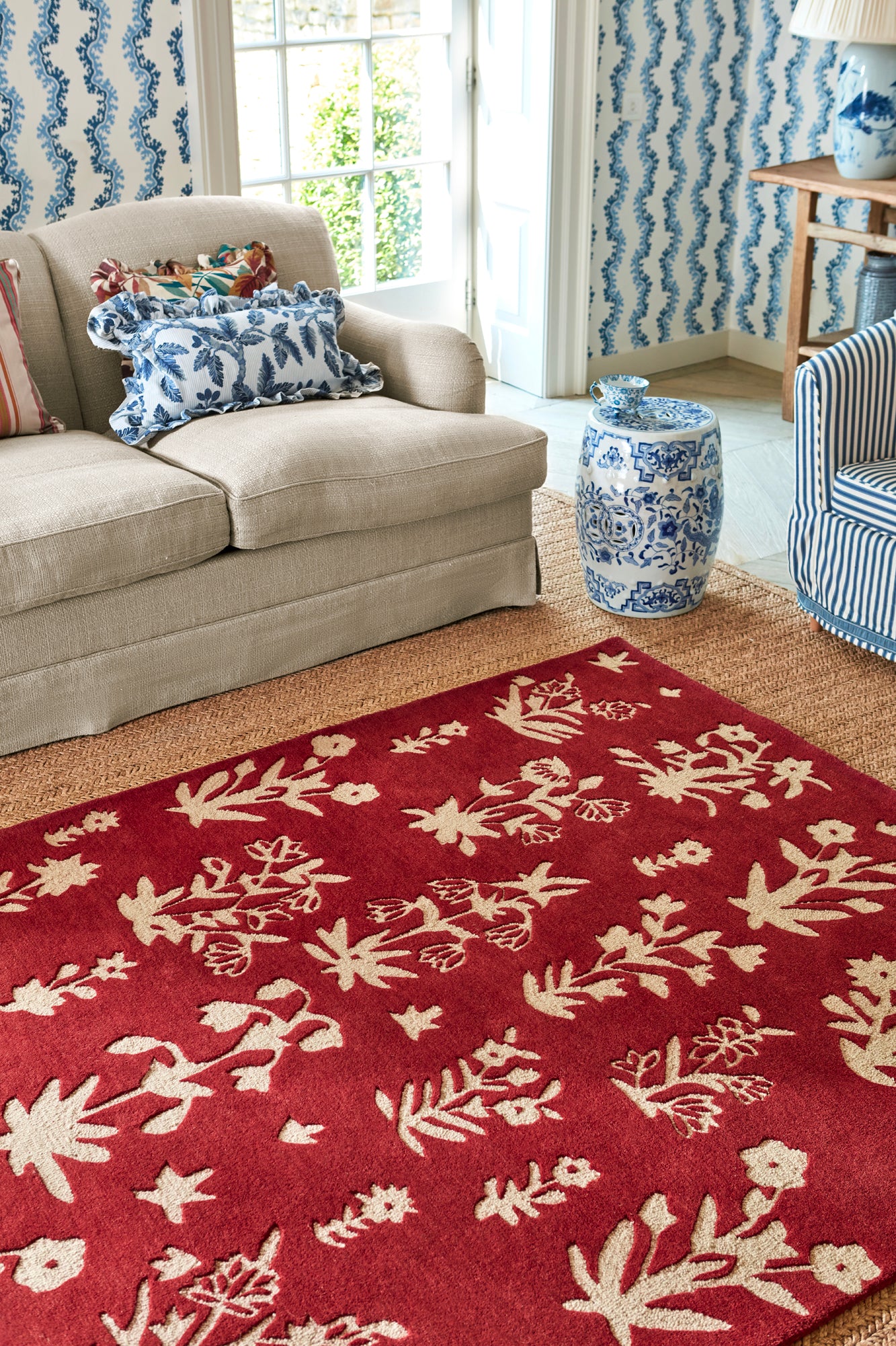 Woodland Glade damson red 146800