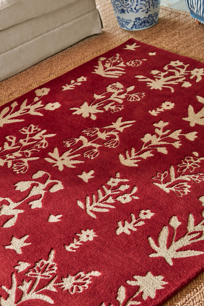 Woodland Glade damson red 146800