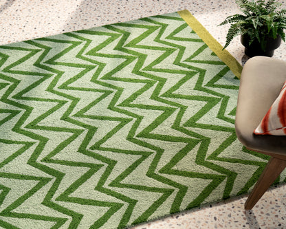 Buitenkleed Scion Dhurrie Green 426307