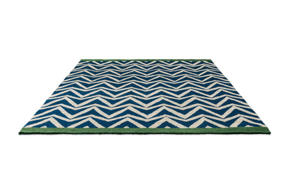 Buitenkleed Scion Dhurrie Blue 426318