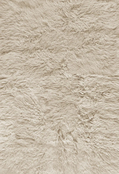 Vloerkleed Layered Shaggy Rug Oatmeal