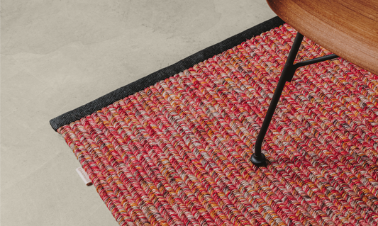 Vloerkleed Naturtex Siswool Red - Vloerkleed Van Sisal, Jute & Wol