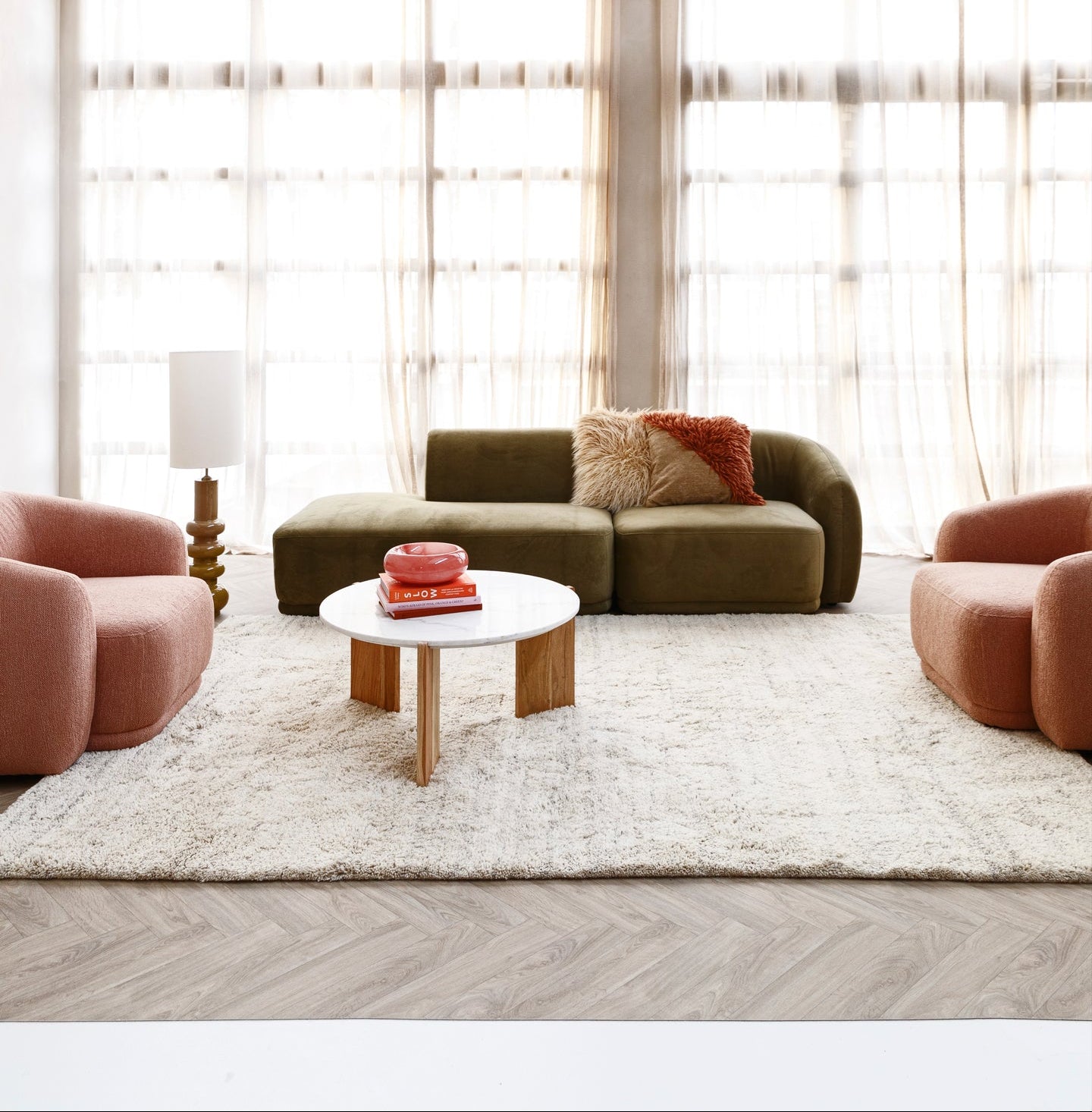 Vloerkleed MOMO Rugs Salerno Beige cream