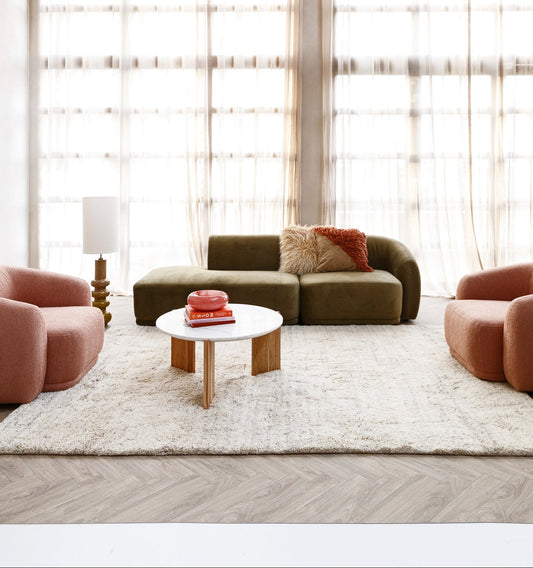 Vloerkleed MOMO Rugs Salerno Grey Cream