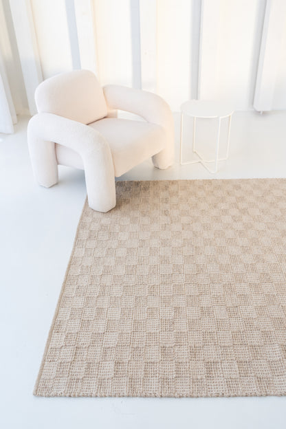 Vloerkleed MOMO Rugs | Fine Serra Brown White