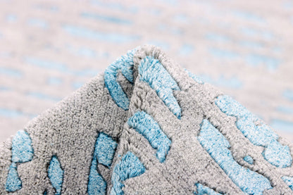 Vloerkleed MOMO Rugs Shangri La Aqua Azul