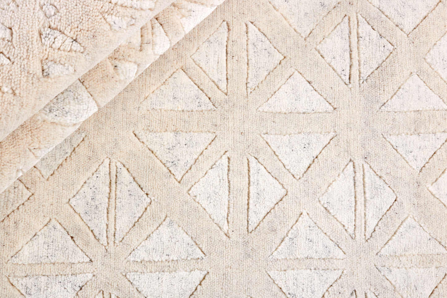 Vloerkleed MOMO Rugs Shangri La White Mosaik