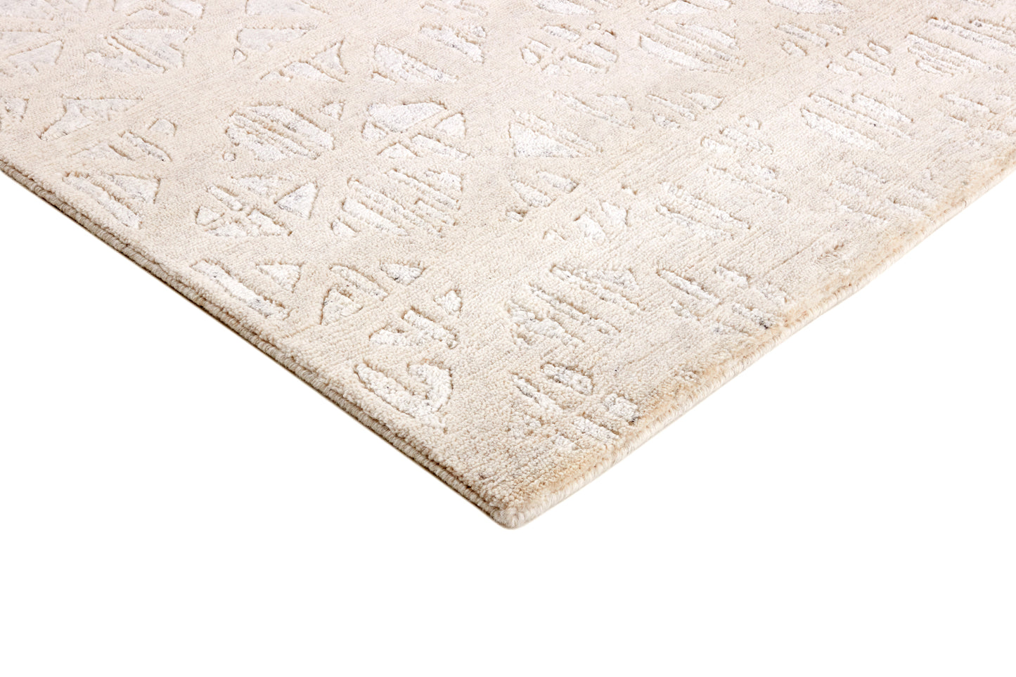 Vloerkleed MOMO Rugs Shangri La White Mosaik