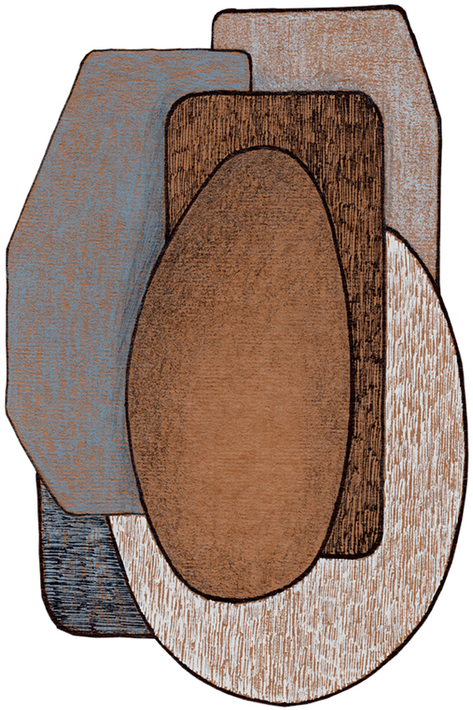 Vloerkleed Moooi Carpets Sketched Collage Low Pile