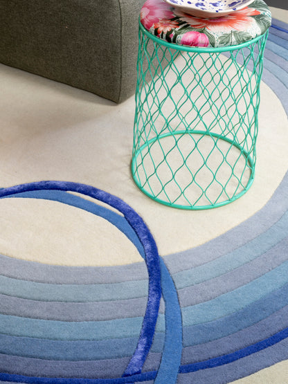 Vloerkleed MOMO Rugs Designer Marie-Gon Sphere Cobalt
