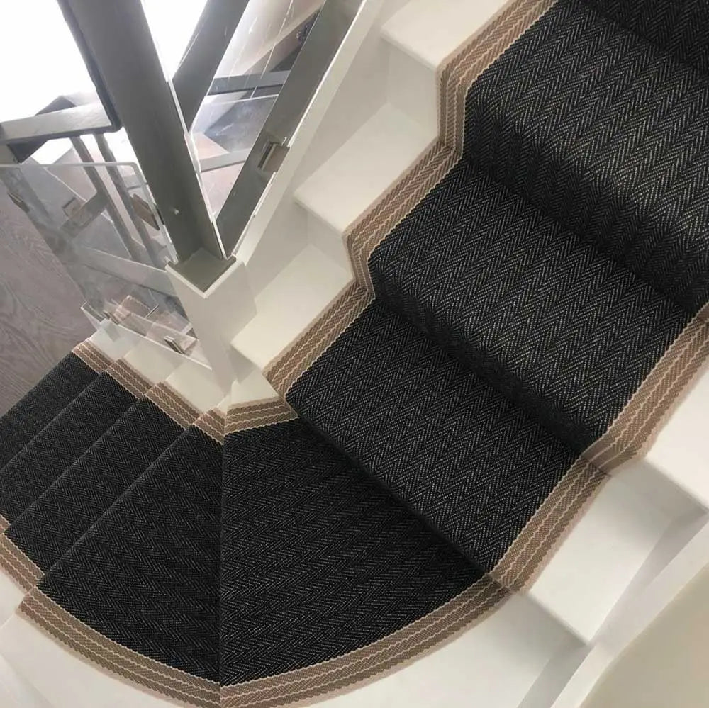 Traploper Hartley & Tissier Stripes Finley 01 Black & Ivory