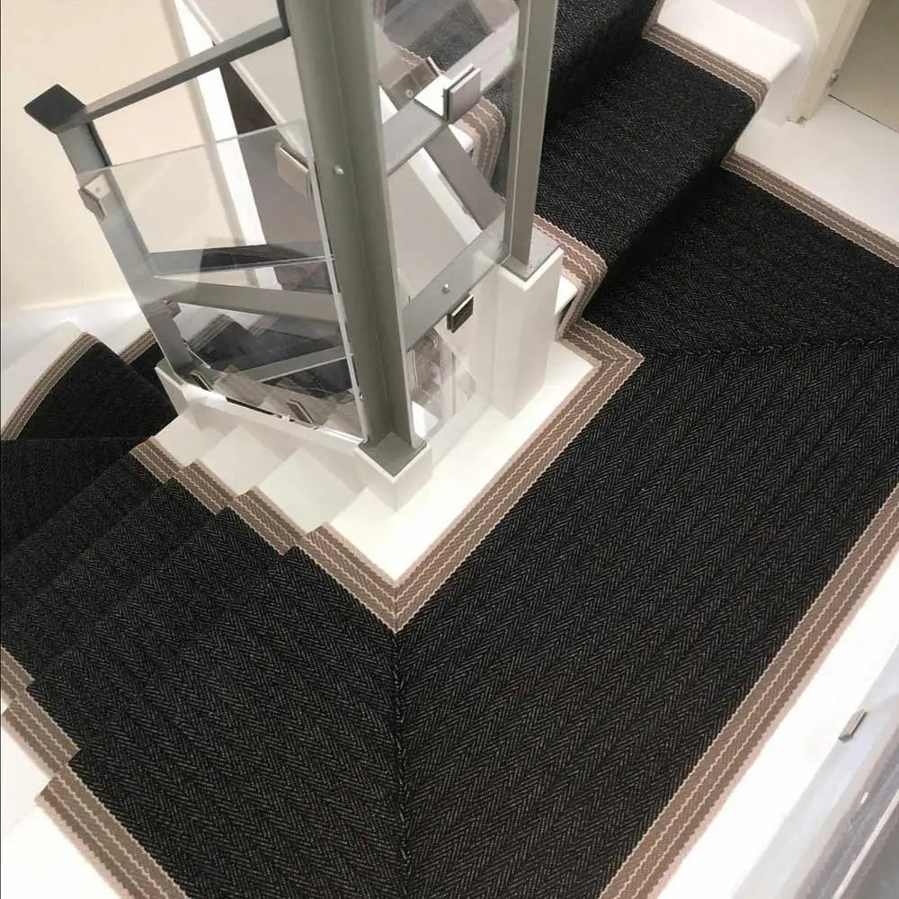 Traploper Hartley & Tissier Stripes Finley 01 Black & Ivory