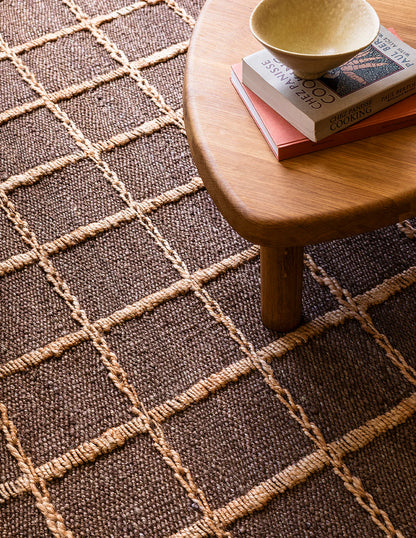 Vloerkleed Strata Jute Rug Brown