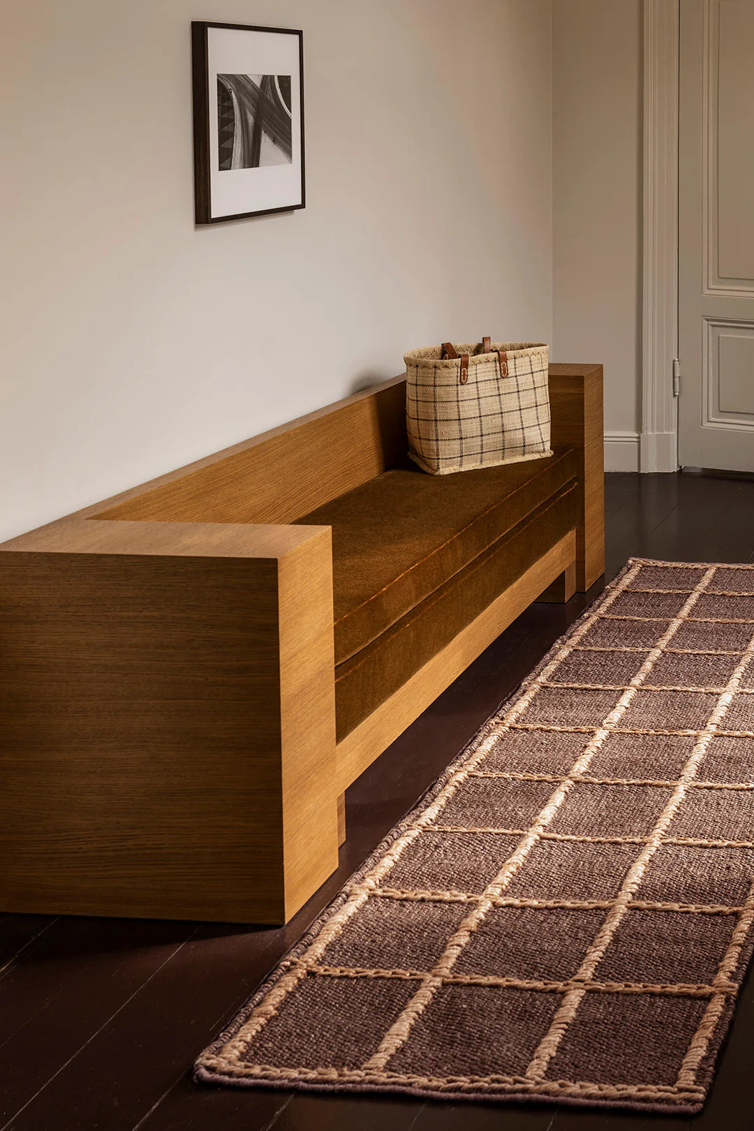 Vloerkleed Strata Jute Rug Brown