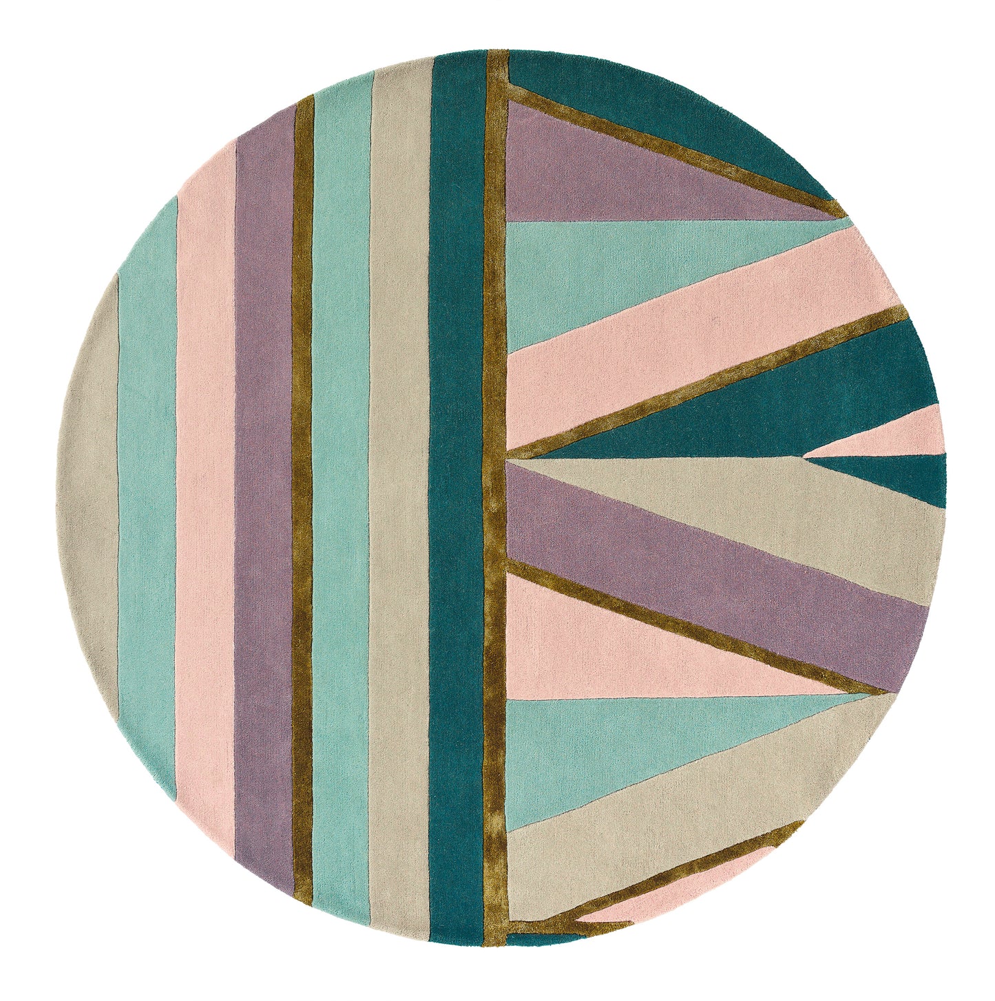 Laagpolig vloerkleed Ted Baker Sahara Pink Rond 056102